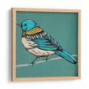 Bosquejo Alado Iii En Teal - Chariklia Zarris | Cuadro decorativo de Canvas Lab