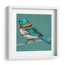 Bosquejo Alado Iii En Teal - Chariklia Zarris | Cuadro decorativo de Canvas Lab