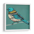 Bosquejo Alado Iii En Teal - Chariklia Zarris | Cuadro decorativo de Canvas Lab