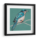 Bosquejo Alado Iv En Teal - Chariklia Zarris | Cuadro decorativo de Canvas Lab