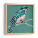 Bosquejo Alado Iv En Teal - Chariklia Zarris | Cuadro decorativo de Canvas Lab