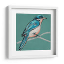 Bosquejo Alado Iv En Teal - Chariklia Zarris | Cuadro decorativo de Canvas Lab