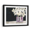 Flores Blancas En Fucsia I - Jennifer Goldberger | Cuadro decorativo de Canvas Lab