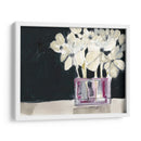 Flores Blancas En Fucsia I - Jennifer Goldberger | Cuadro decorativo de Canvas Lab