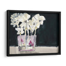 Flores Blancas En Fucsia Ii - Jennifer Goldberger | Cuadro decorativo de Canvas Lab