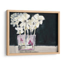 Flores Blancas En Fucsia Ii - Jennifer Goldberger | Cuadro decorativo de Canvas Lab