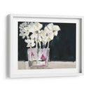 Flores Blancas En Fucsia Ii - Jennifer Goldberger | Cuadro decorativo de Canvas Lab