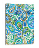 Paisley Azul Y Verde I - Regina Moore | Cuadro decorativo de Canvas Lab