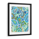 Paisley Azul Y Verde I - Regina Moore | Cuadro decorativo de Canvas Lab