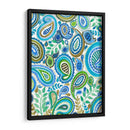 Paisley Azul Y Verde I - Regina Moore | Cuadro decorativo de Canvas Lab