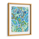 Paisley Azul Y Verde I - Regina Moore | Cuadro decorativo de Canvas Lab