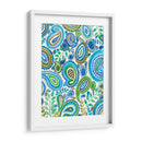 Paisley Azul Y Verde I - Regina Moore | Cuadro decorativo de Canvas Lab