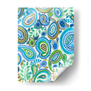 Paisley Azul Y Verde I - Regina Moore | Cuadro decorativo de Canvas Lab