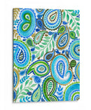 Paisley Azul Y Verde Ii - Regina Moore | Cuadro decorativo de Canvas Lab