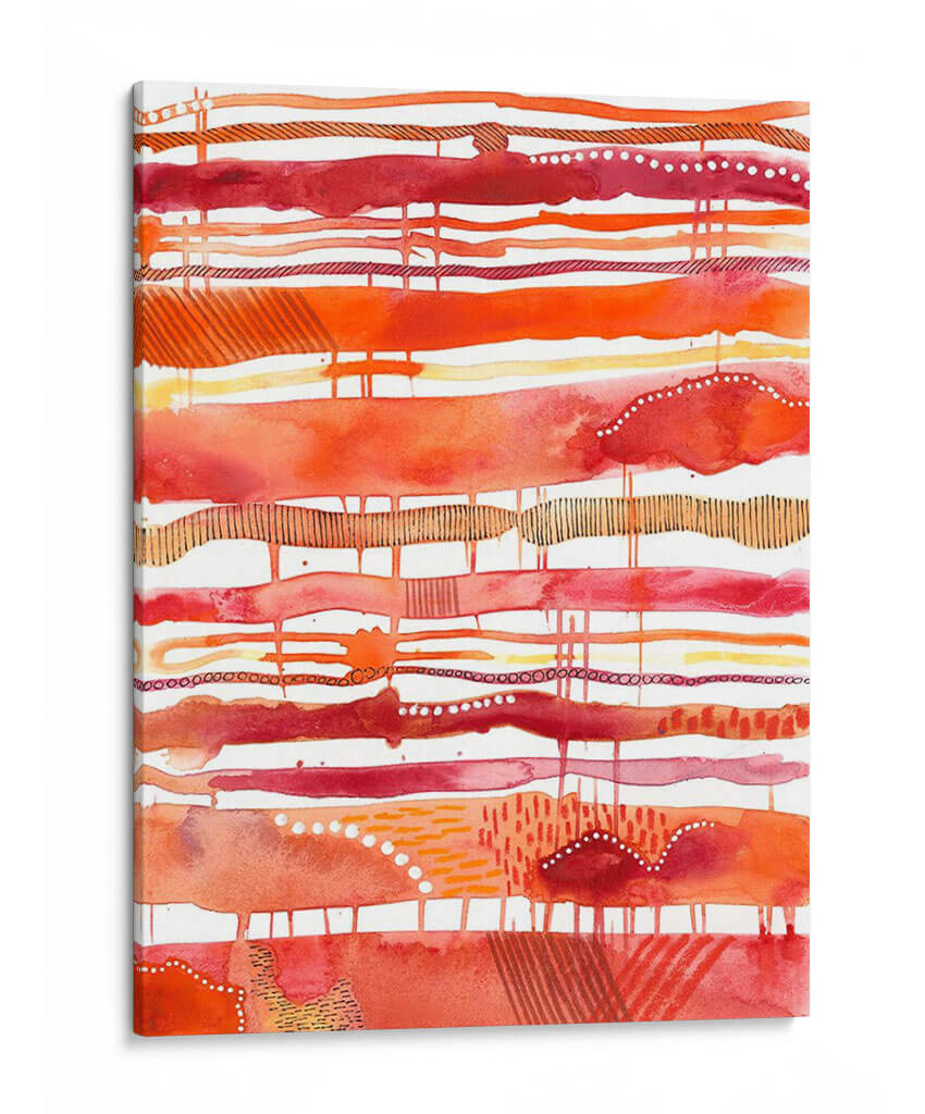 Rayas De Mandarina I - Regina Moore | Cuadro decorativo de Canvas Lab