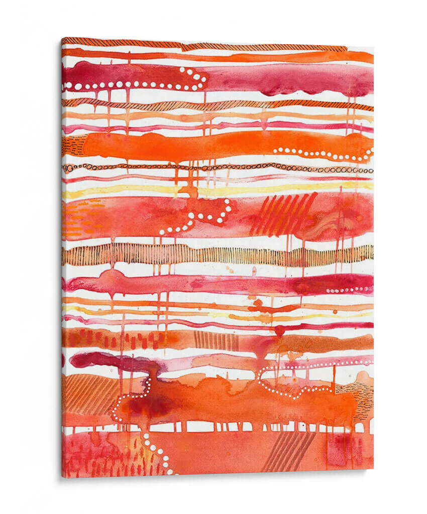 Stripes De Mandarina Ii - Regina Moore | Cuadro decorativo de Canvas Lab