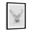 Bosquejo De Alces Contemporáneo I - Ethan Harper | Cuadro decorativo de Canvas Lab