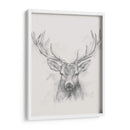 Bosquejo De Alces Contemporáneo I - Ethan Harper | Cuadro decorativo de Canvas Lab
