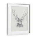 Bosquejo De Alces Contemporáneos Ii - Ethan Harper | Cuadro decorativo de Canvas Lab
