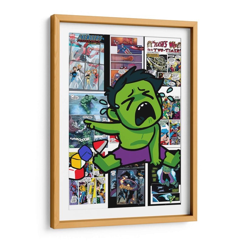 Baby Hulk - El Pinta Cuadros | Cuadro decorativo de Canvas Lab