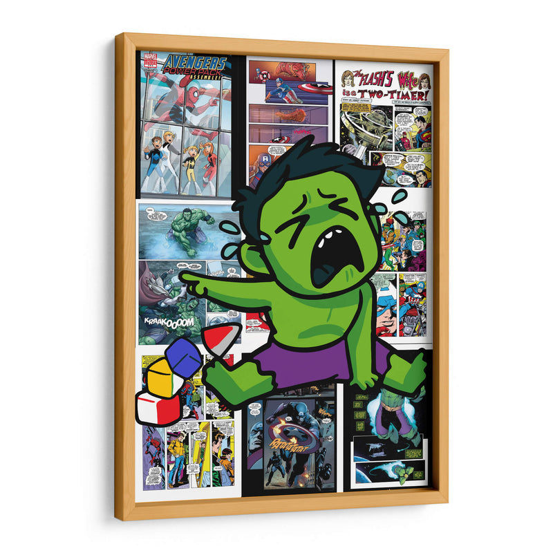 Baby Hulk - El Pinta Cuadros | Cuadro decorativo de Canvas Lab