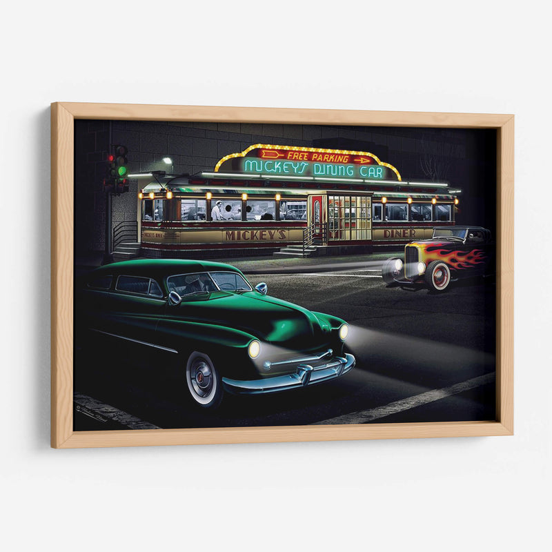 Diners Y Coches Ii - Helen Flint | Cuadro decorativo de Canvas Lab