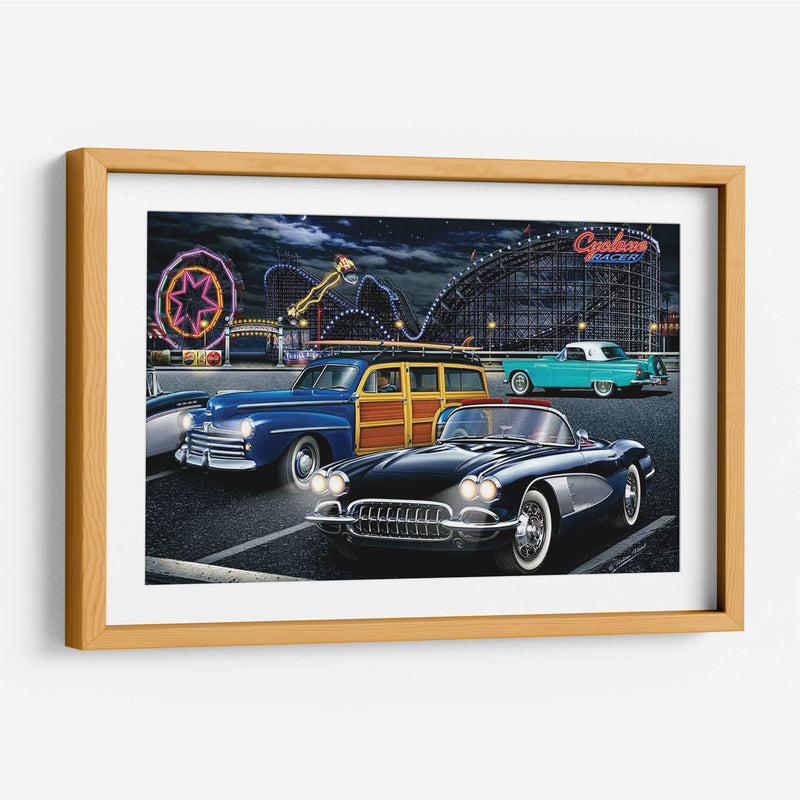 Diners Y Coches Iii - Helen Flint | Cuadro decorativo de Canvas Lab