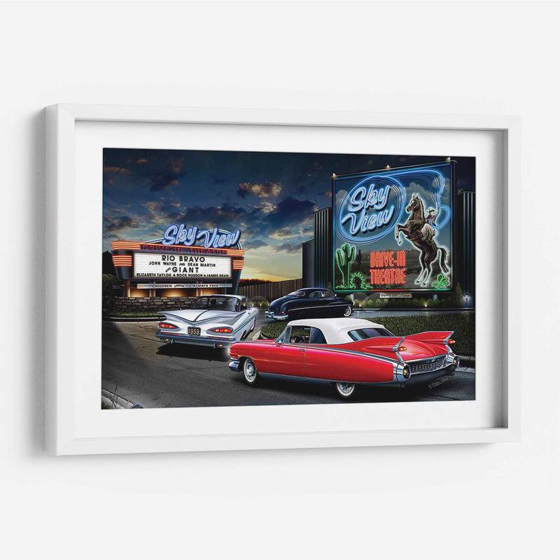 Diners Y Coches Iv - Helen Flint | Cuadro decorativo de Canvas Lab