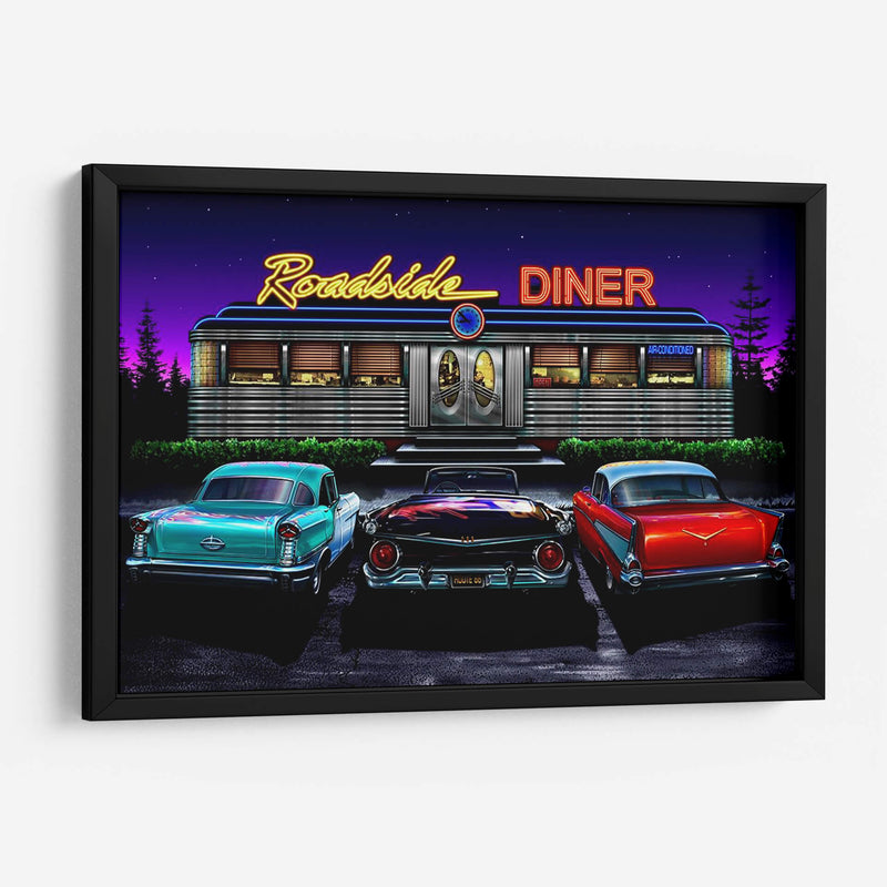 Diners Y Coches Viii - Helen Flint | Cuadro decorativo de Canvas Lab