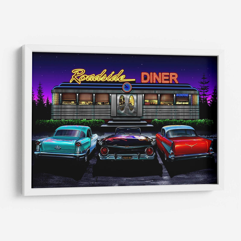 Diners Y Coches Viii - Helen Flint | Cuadro decorativo de Canvas Lab