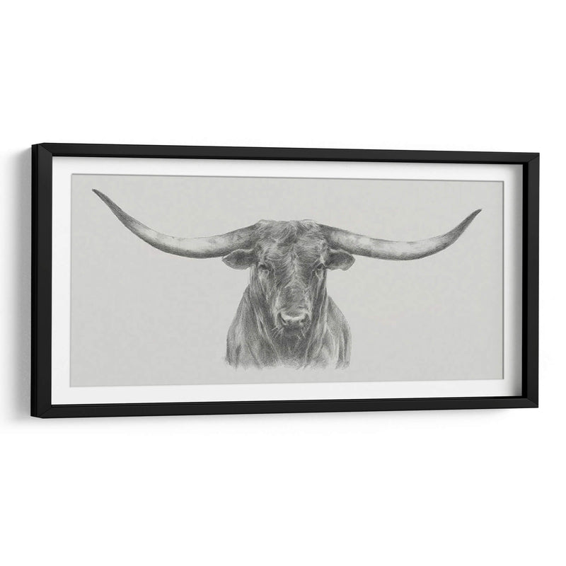 Longhorn Bull - Ethan Harper | Cuadro decorativo de Canvas Lab