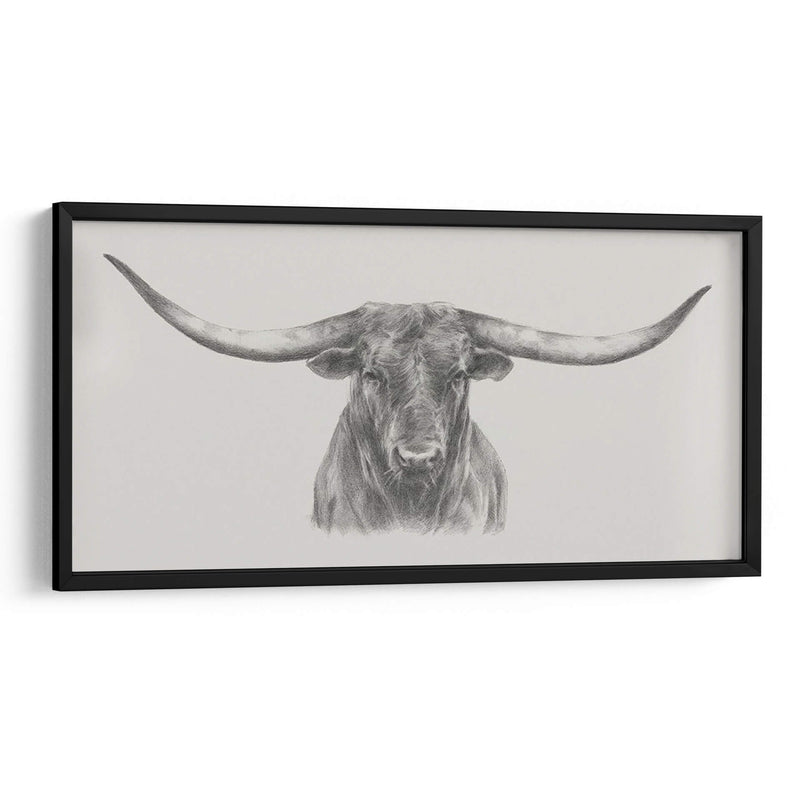 Longhorn Bull - Ethan Harper | Cuadro decorativo de Canvas Lab