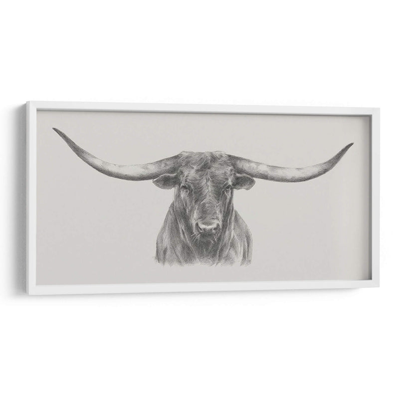 Longhorn Bull - Ethan Harper | Cuadro decorativo de Canvas Lab