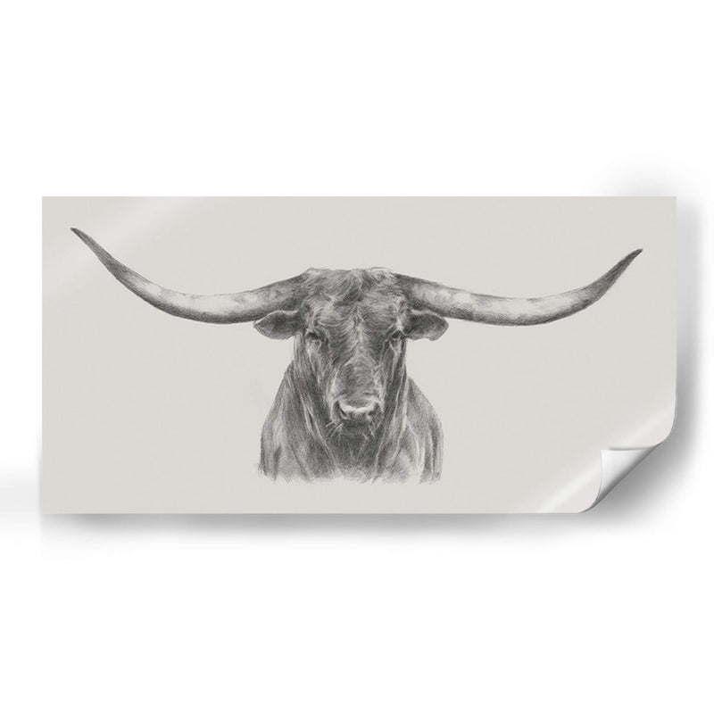 Longhorn Bull - Ethan Harper | Cuadro decorativo de Canvas Lab