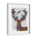 Aves De Ciervos, Nidos De Pájaros Tropicales. - Fab Funky | Cuadro decorativo de Canvas Lab