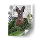 Rabbit De Parche De Repollo 1 - Fab Funky | Cuadro decorativo de Canvas Lab