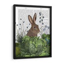 Rabbit De Parche De Repollo 2 - Fab Funky | Cuadro decorativo de Canvas Lab