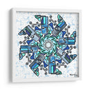 Ballenas - Gina Villalobos | Cuadro decorativo de Canvas Lab