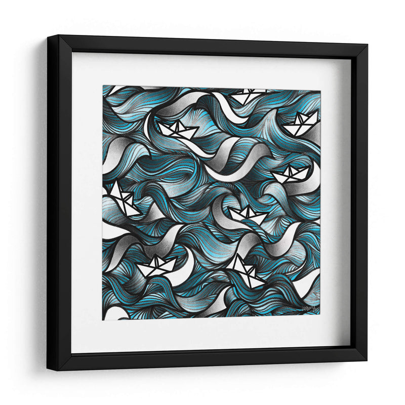 Barcos de papel - Gina Villalobos | Cuadro decorativo de Canvas Lab