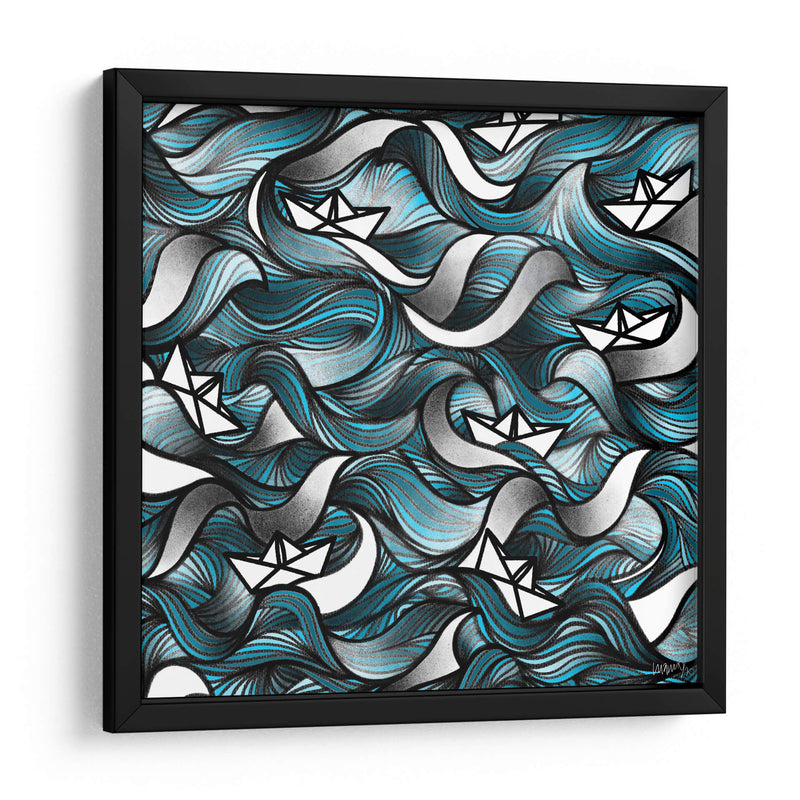 Barcos de papel - Gina Villalobos | Cuadro decorativo de Canvas Lab