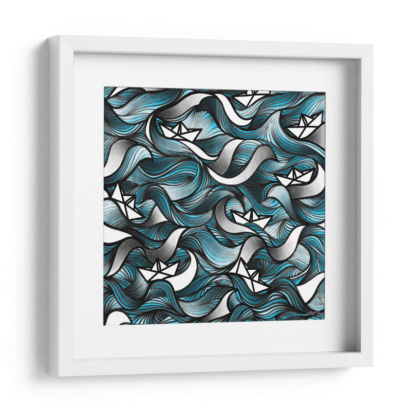 Barcos de papel - Gina Villalobos | Cuadro decorativo de Canvas Lab