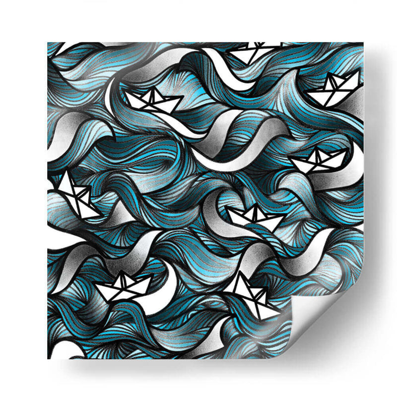 Barcos de papel - Gina Villalobos | Cuadro decorativo de Canvas Lab