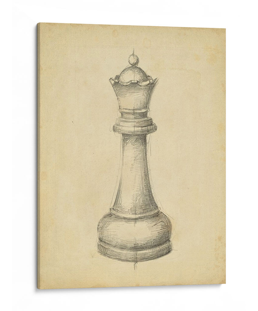 Ajedrez Antiguo Iii - Ethan Harper | Cuadro decorativo de Canvas Lab