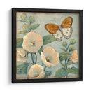 Mariposa Y Hollyhocks I - Tim OToole | Cuadro decorativo de Canvas Lab