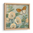 Mariposa Y Hollyhocks I - Tim OToole | Cuadro decorativo de Canvas Lab