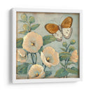 Mariposa Y Hollyhocks I - Tim OToole | Cuadro decorativo de Canvas Lab