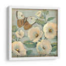 Mariposa Y Hollyhocks Ii - Tim OToole | Cuadro decorativo de Canvas Lab