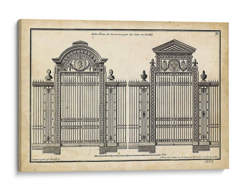 Neufforge Gate Ii - Neufforge | Cuadro decorativo de Canvas Lab