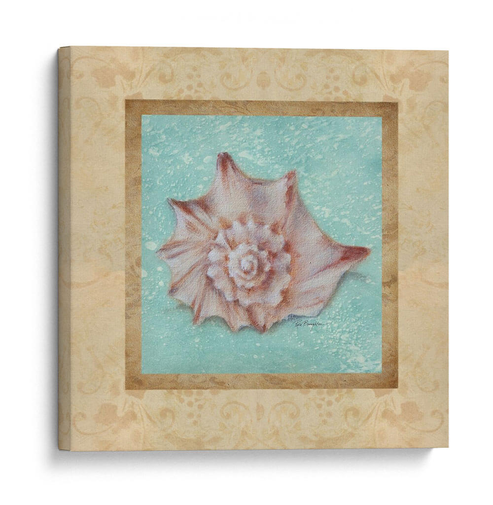 Shell Y Damask Ii - Rita Broughton | Cuadro decorativo de Canvas Lab