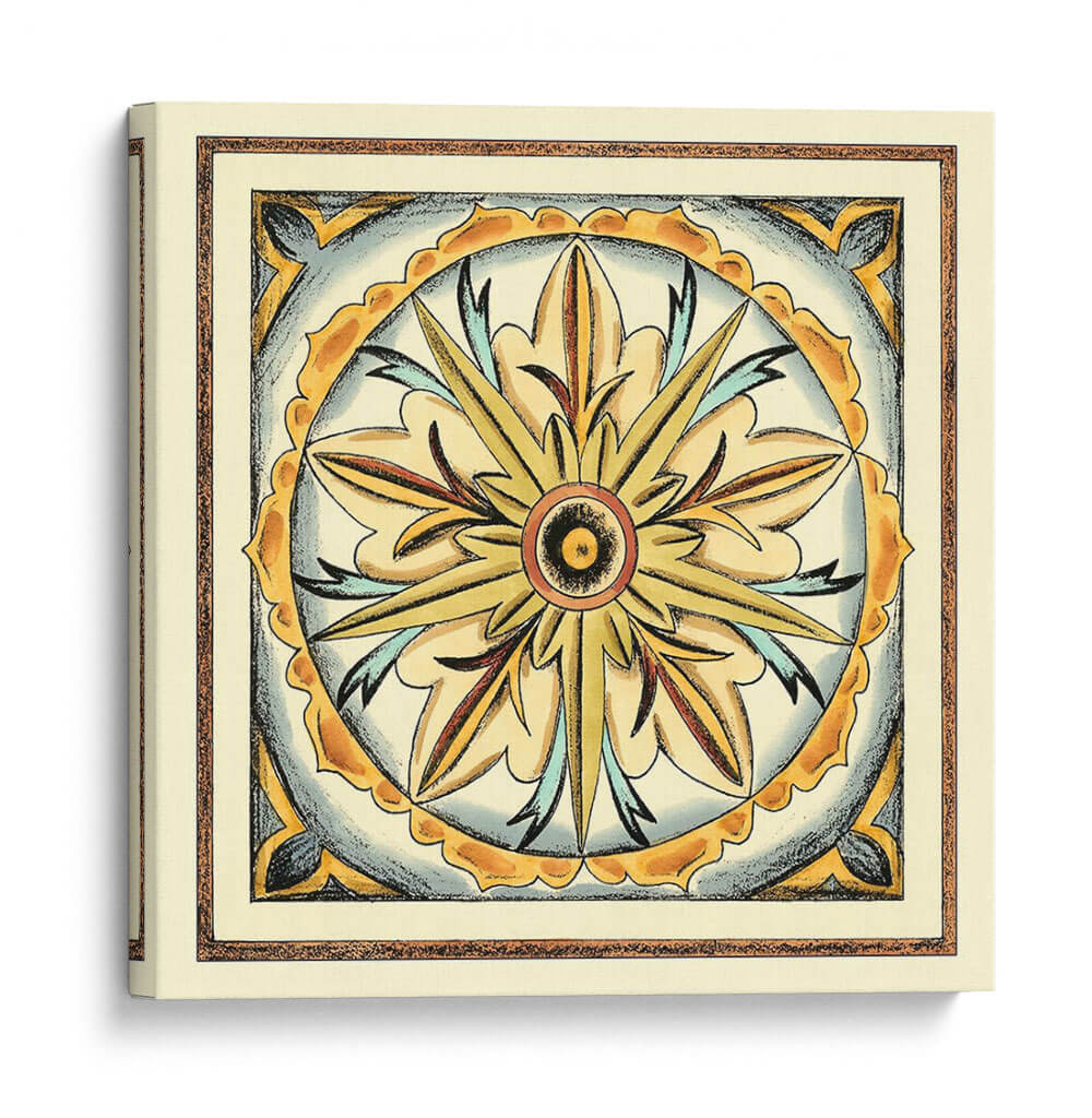 Cloisonne Tile Crackled Cloisonne - Chariklia Zarris | Cuadro decorativo de Canvas Lab